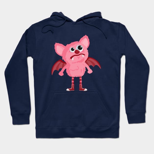 pink monster Hoodie by Lani3M